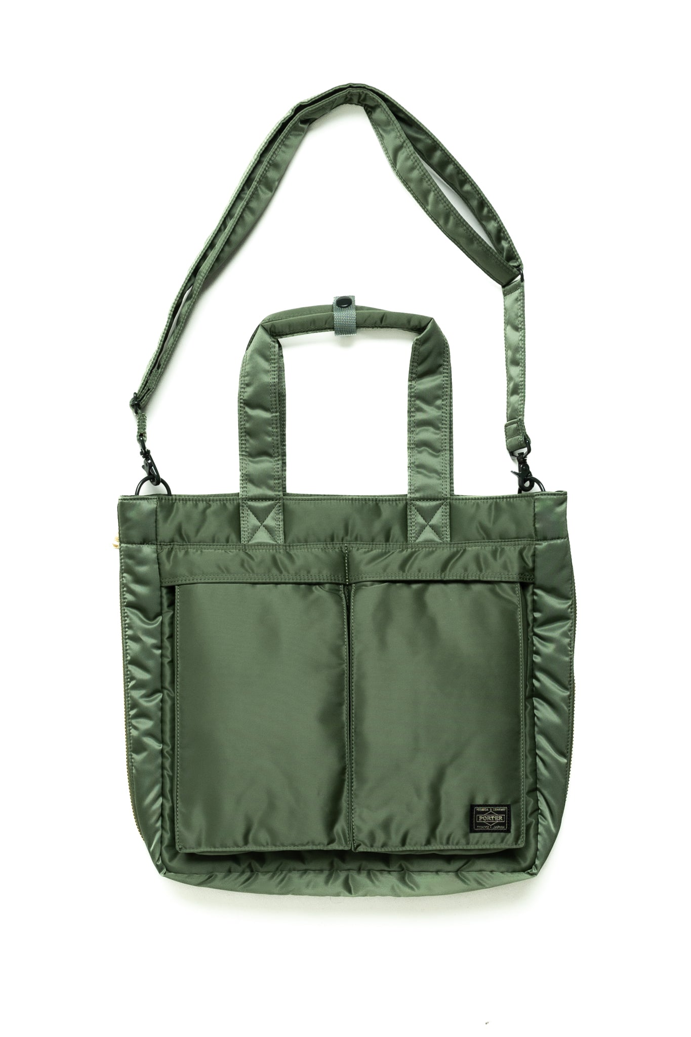 Green Tanker 2Way nylon tote bag, PORTER-Yoshida&Co