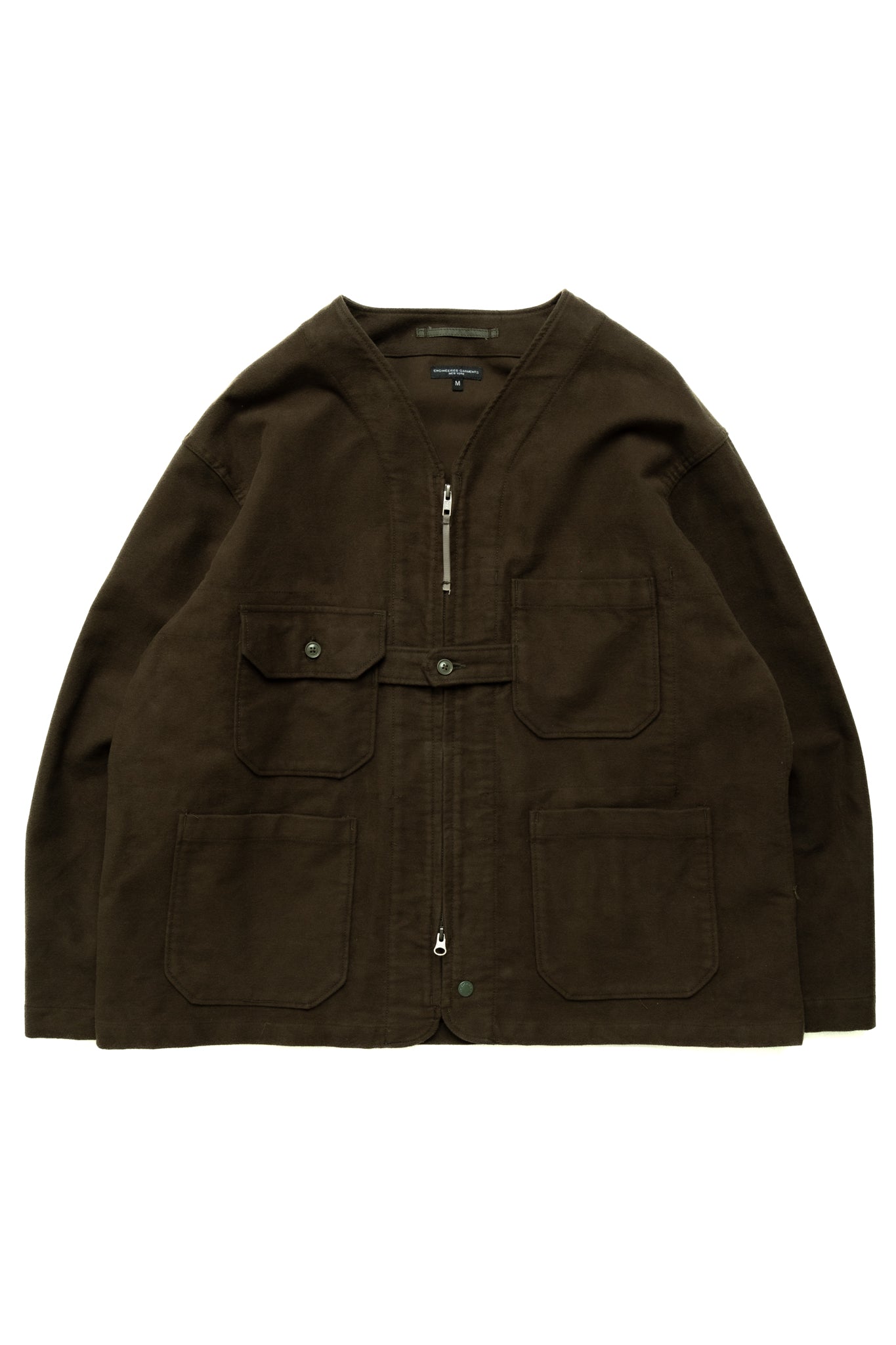 Shooting Jacket Cotton Moleskin - Olive