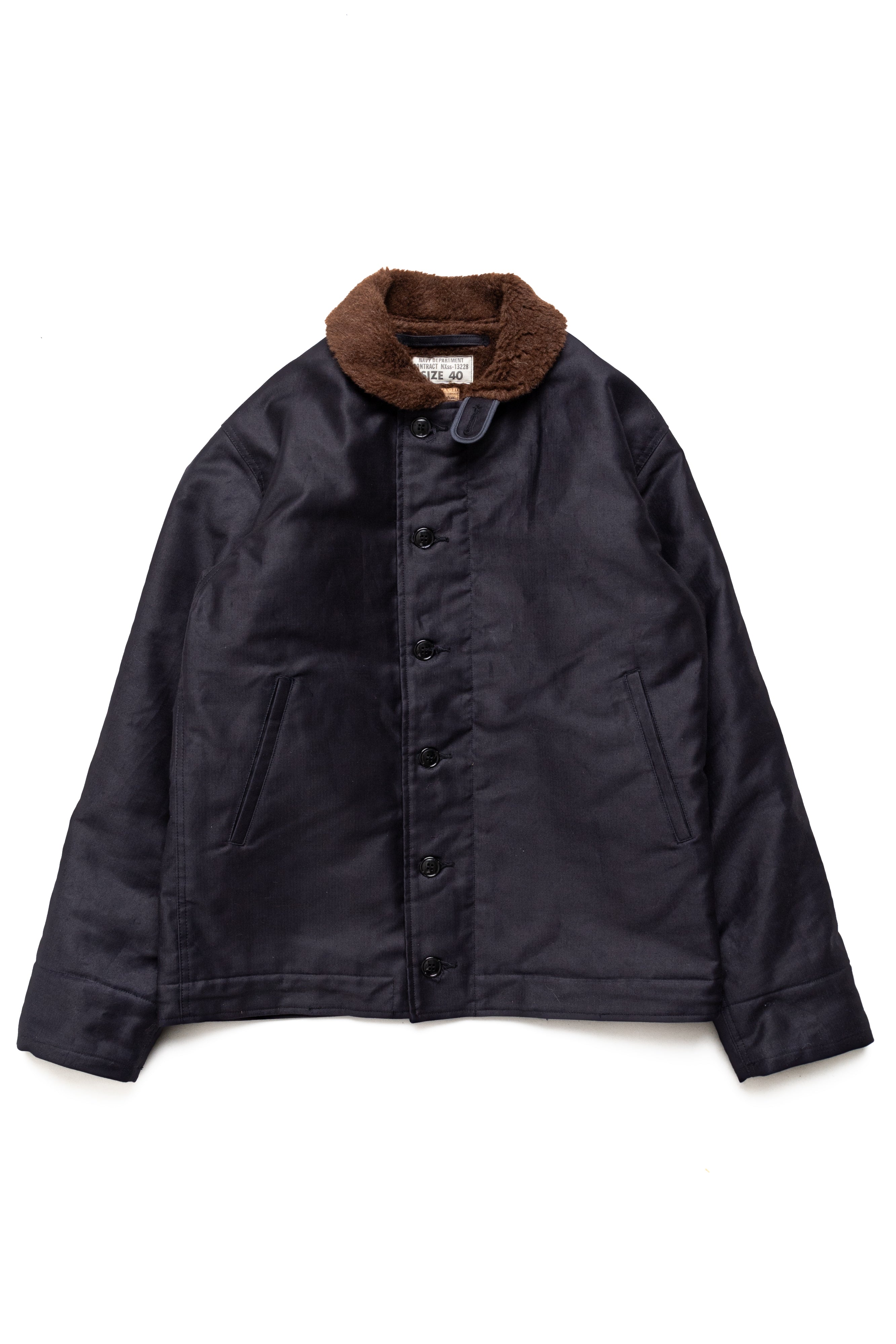 Buzz Rickson's Type N-1 Navy “NAVY DEPARTMENT DEMOTEX-ED” – BLUE