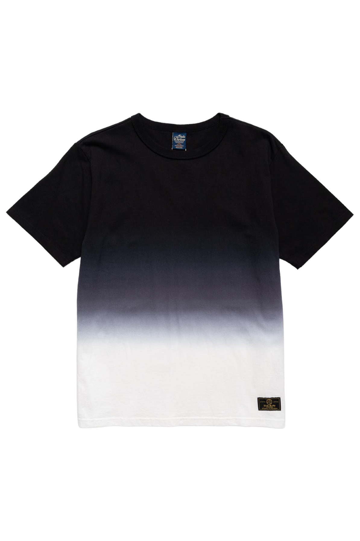 Studio D'Artisan Kyoto Black Dyeing Gradation Dyeing T-Shirt