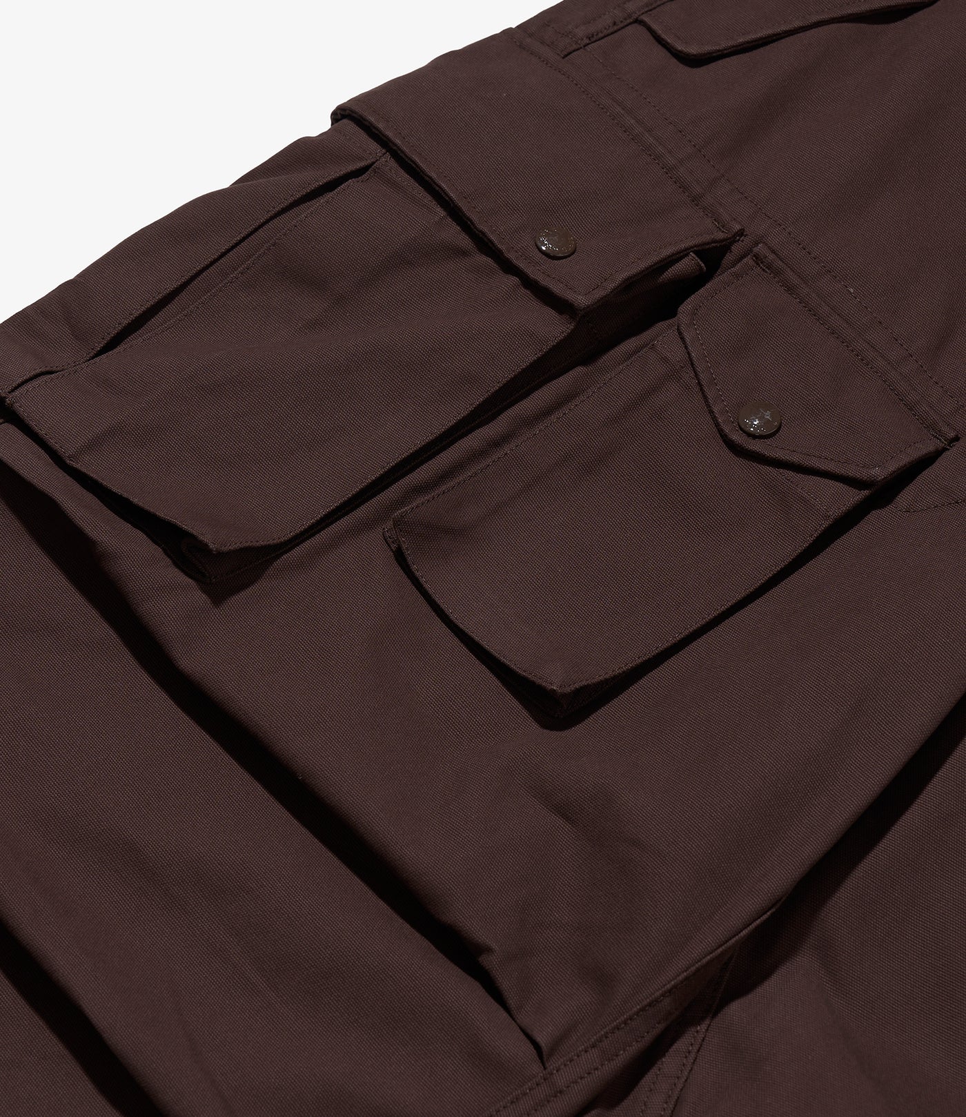 Over FA Pant for Nepenthes NY, Packer and Blue in Green - Dark Brown