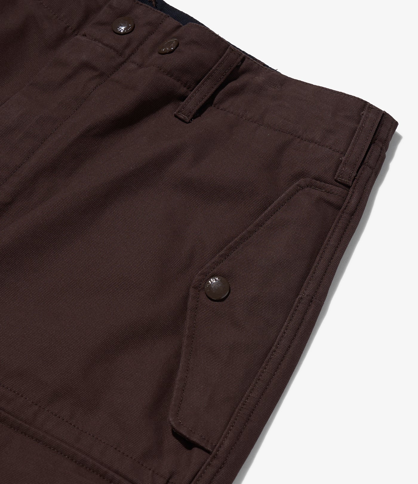 Over FA Pant for Nepenthes NY, Packer and Blue in Green - Dark Brown