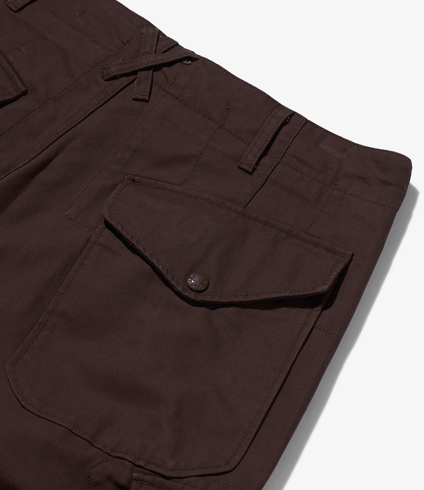 Over FA Pant for Nepenthes NY, Packer and Blue in Green - Dark Brown