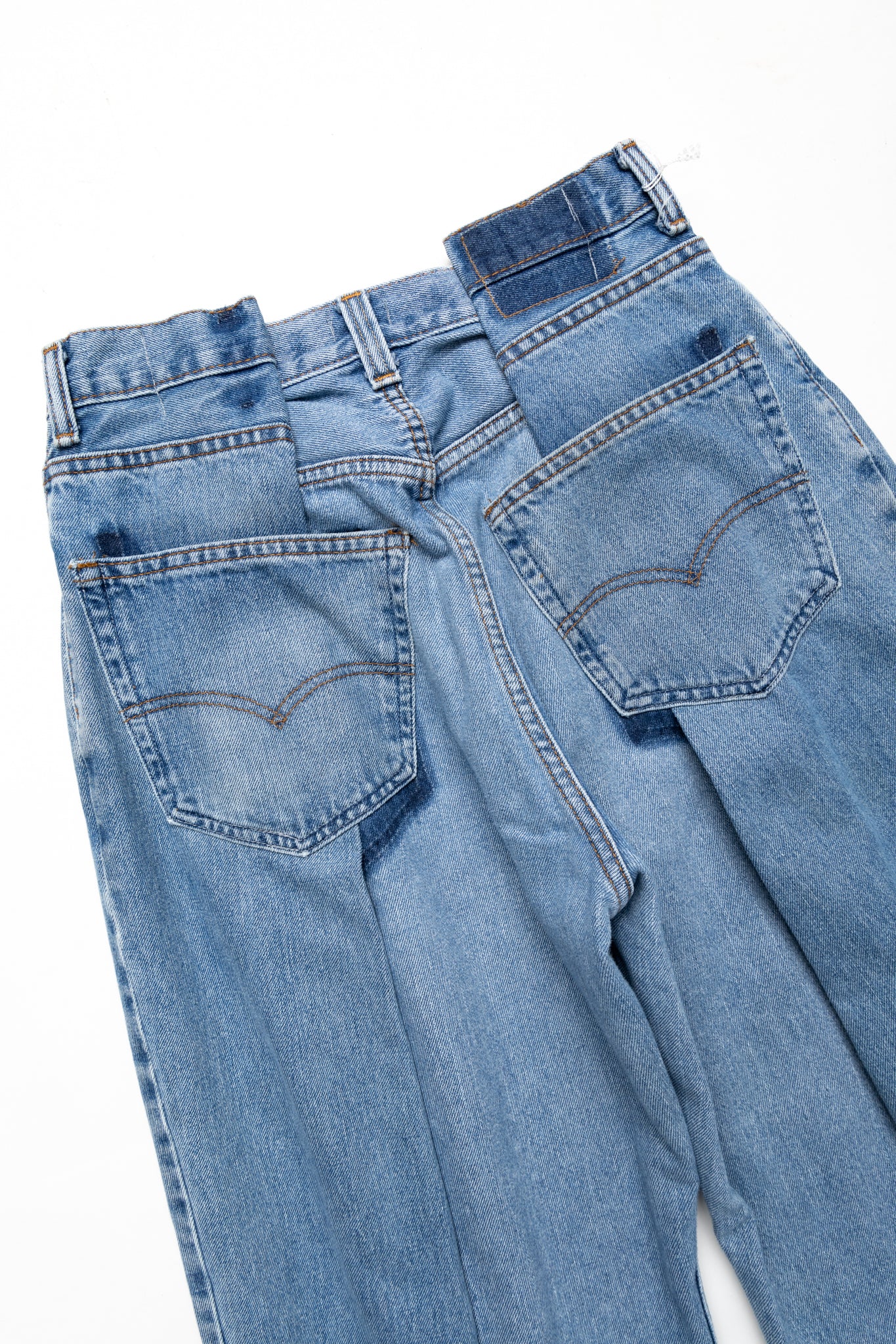 4 Tuck Jeans Blue - S (2)