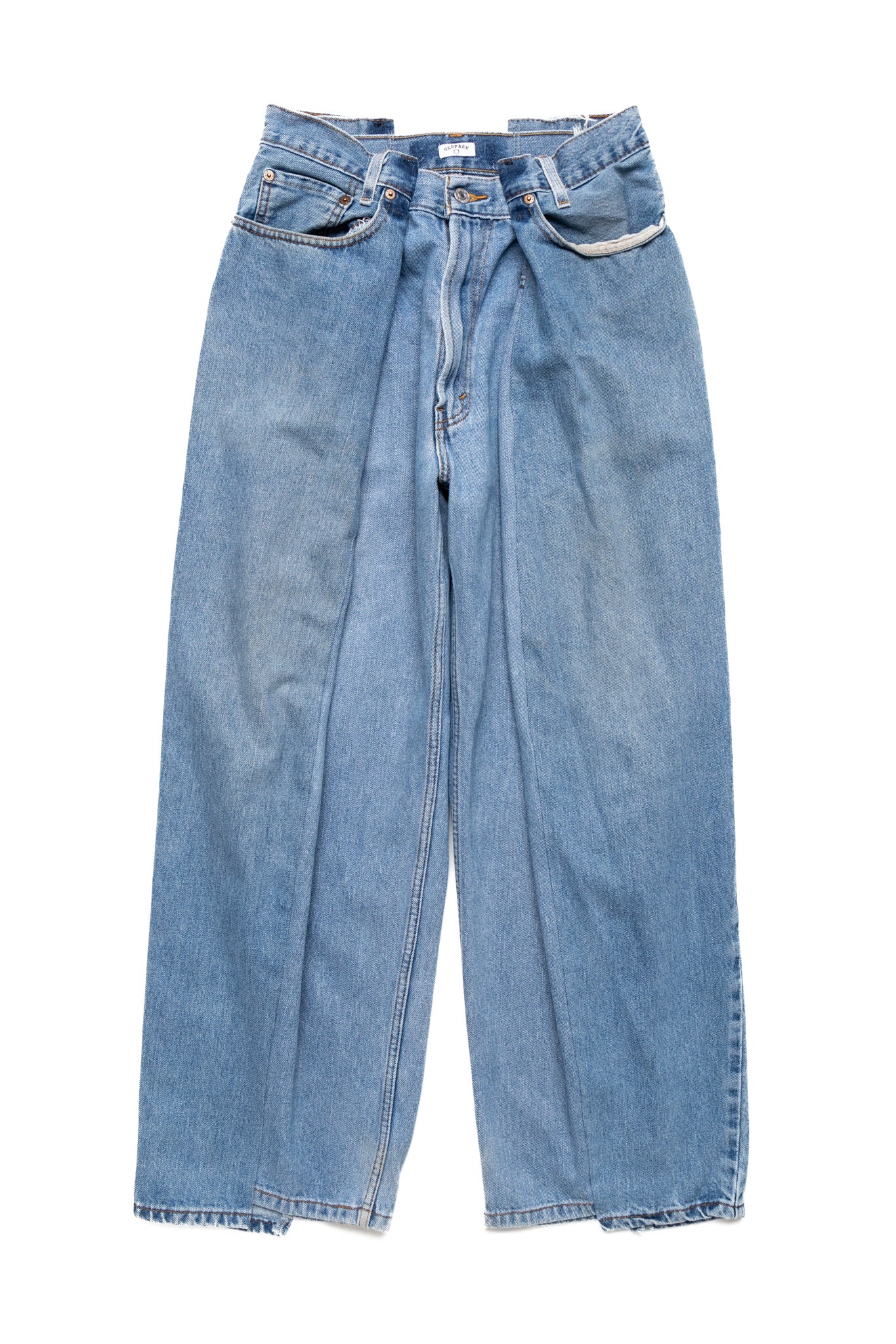 4 Tuck Jeans Blue - S (2)