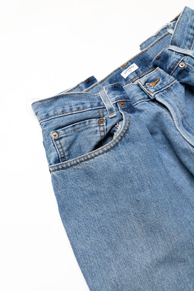 4 Tuck Jeans Blue - S (2)