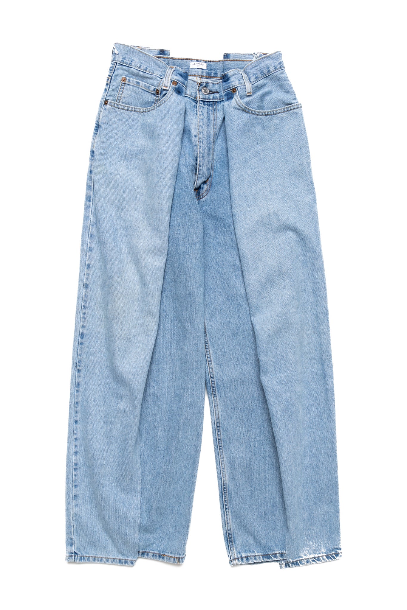 4 Tuck Jeans Blue - S (3)