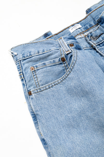 4 Tuck Jeans Blue - S (3)