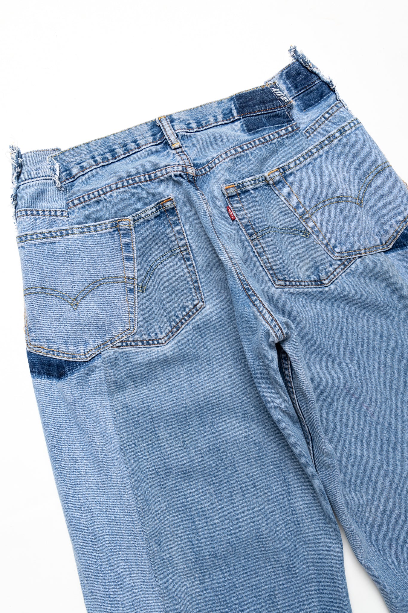 Zip Baggy Jeans Blue - M (5)