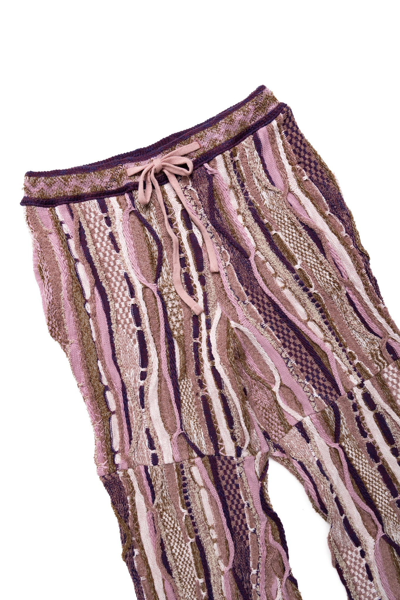 7G Knit GAUDY Flare Pants - Pink