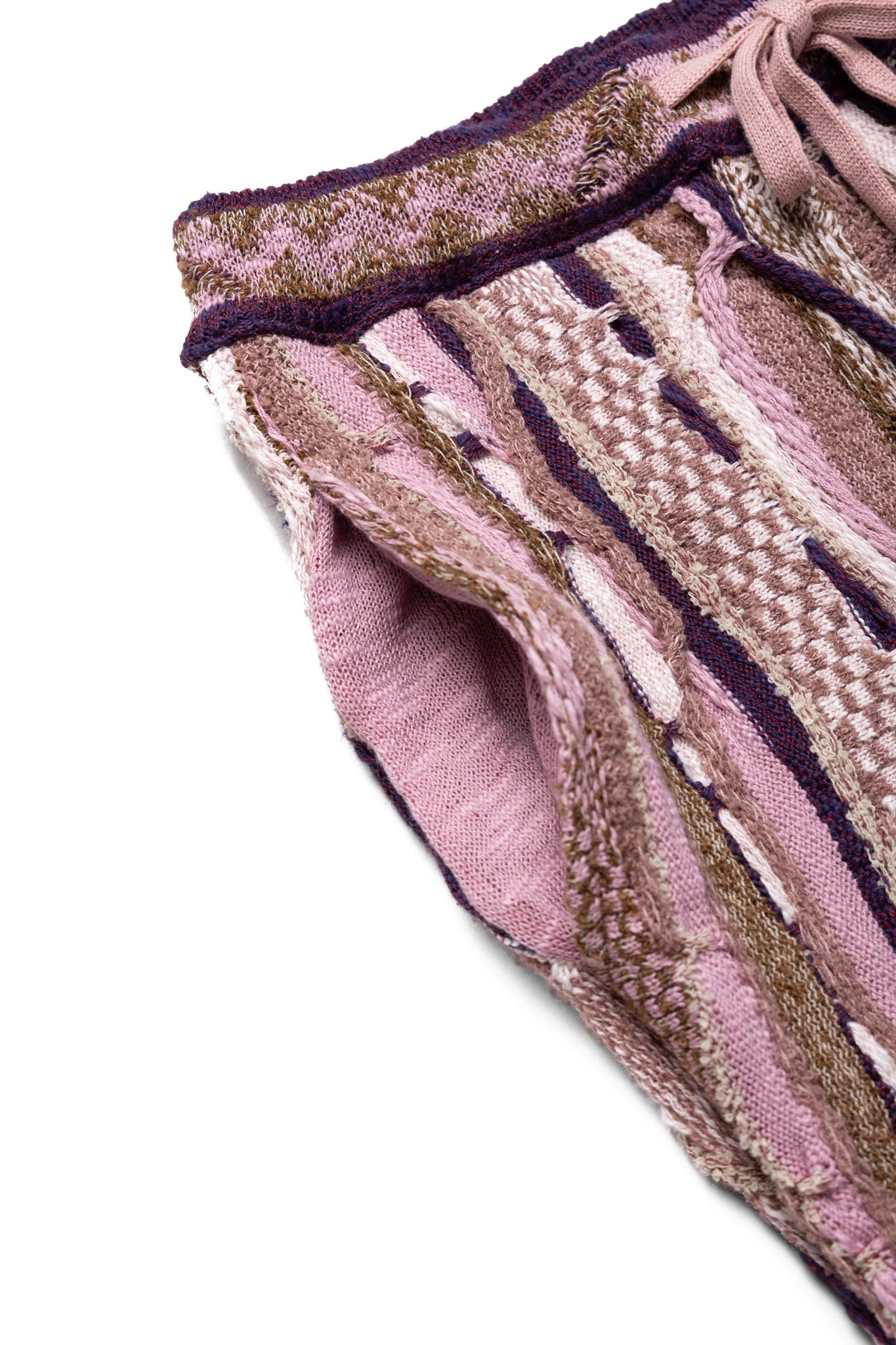 7G Knit GAUDY Flare Pants - Pink