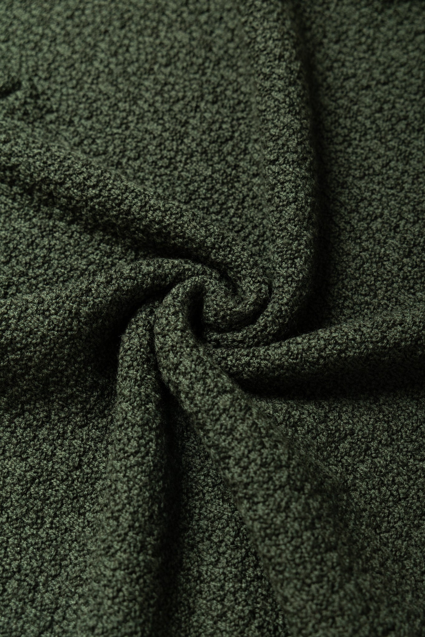 S/S Polo Sweater Merino Wool Knit - Green