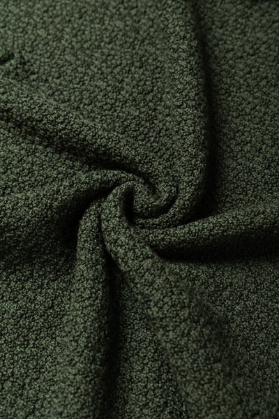 S/S Polo Sweater Merino Wool Knit - Green