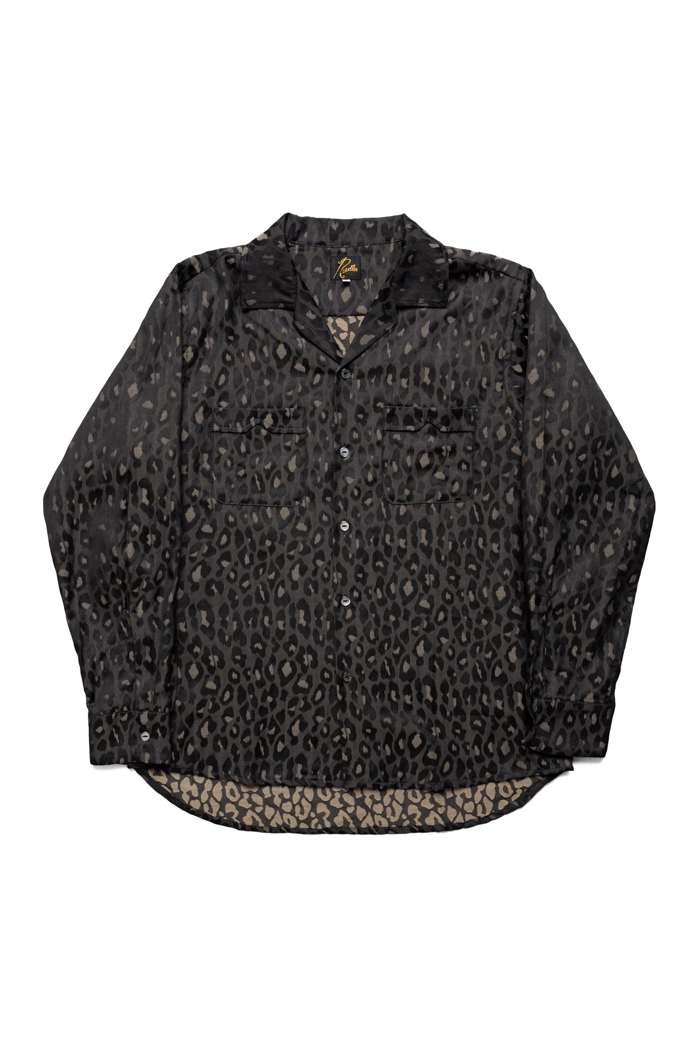 One-Up Shirt PE/C Jacquard Cloth - Leopard