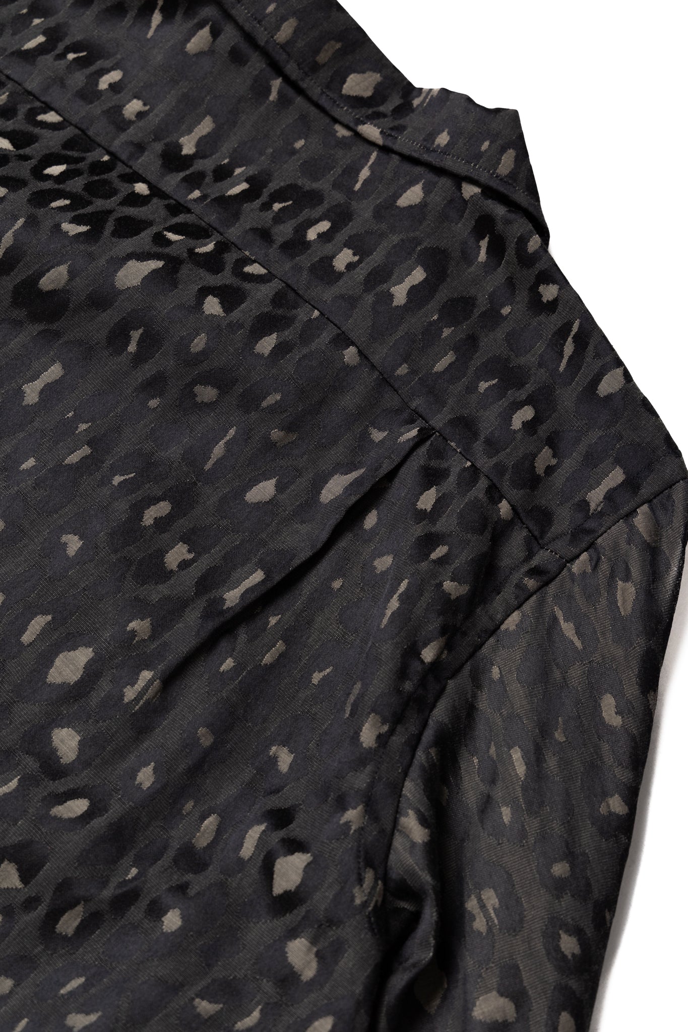 One-Up Shirt PE/C Jacquard Cloth - Leopard