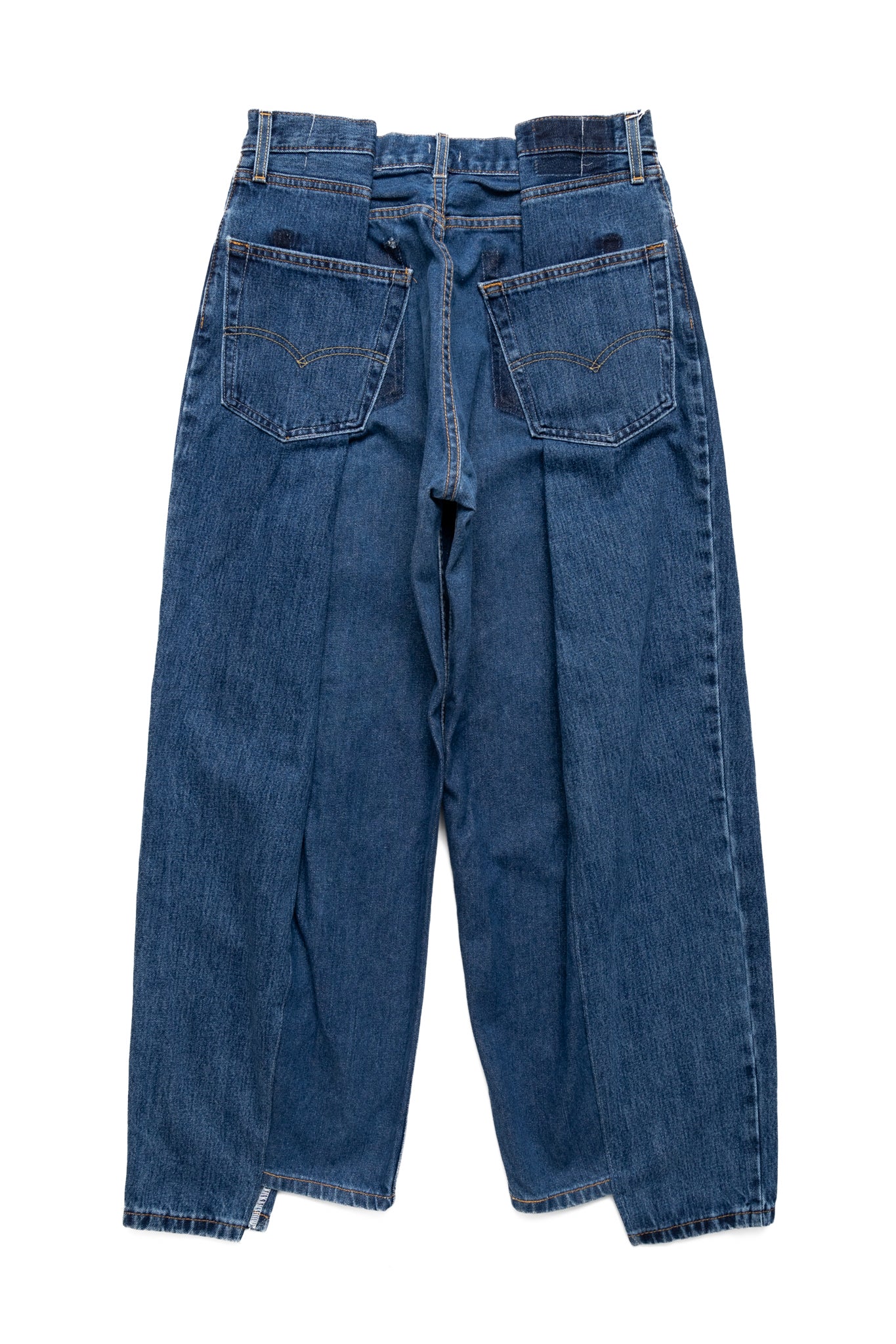 4 Tuck Jeans Blue - L (4)