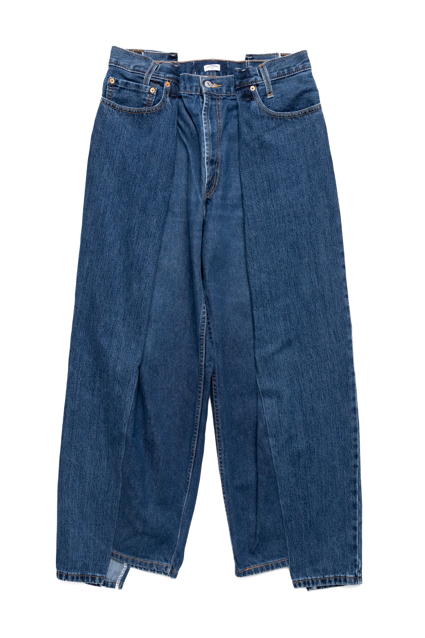 4 Tuck Jeans Blue - L (4)