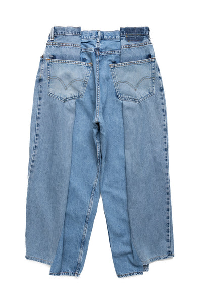 4 Tuck Jeans Blue - XL (2)