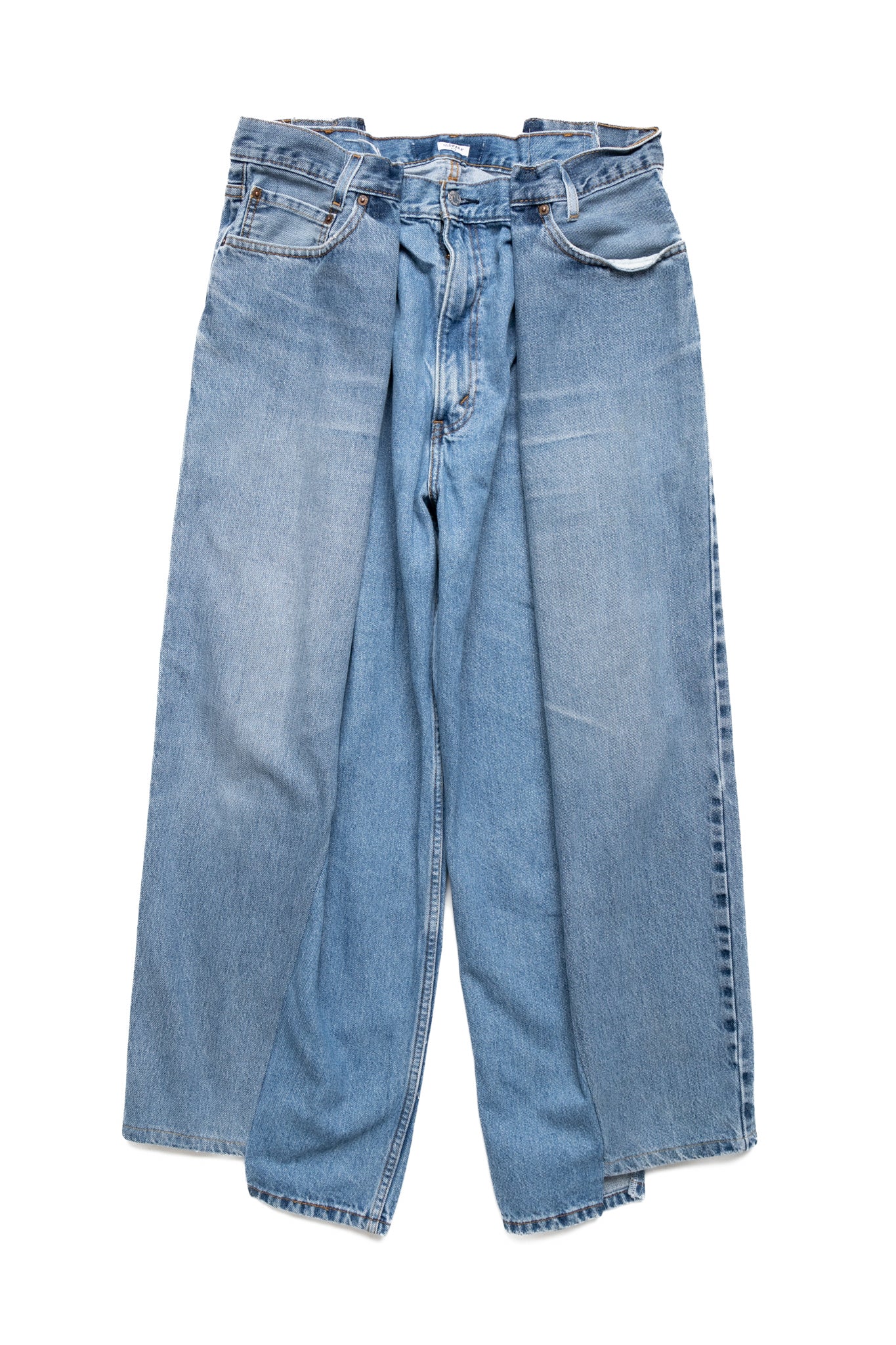 4 Tuck Jeans Blue - XL (2)