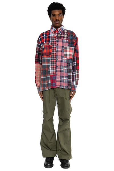 [Rebuild by Needles] Flannel Shirt -> Straight Hem Shirt - XL (1)