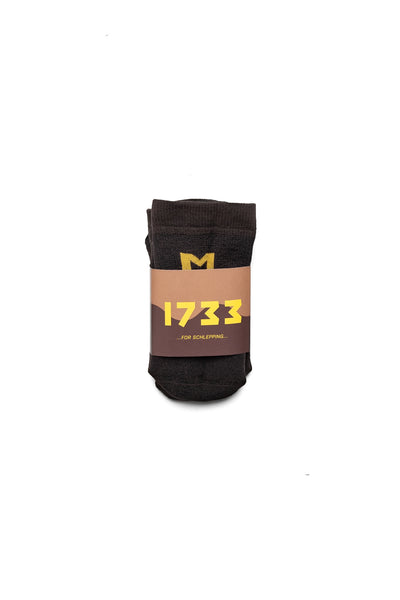 Wave Socks 156 Needle - Brown x Yellow