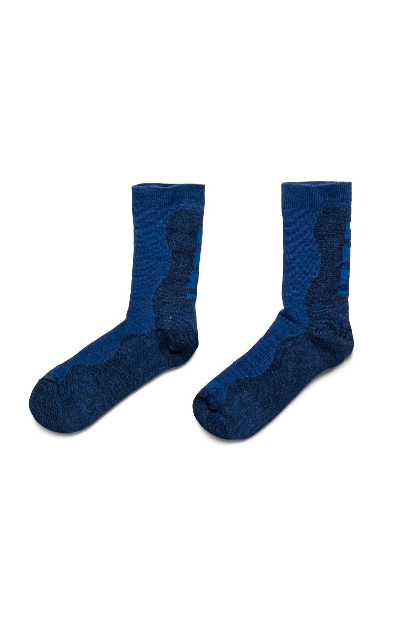 Wave Socks 156 Needle - Blue x Black