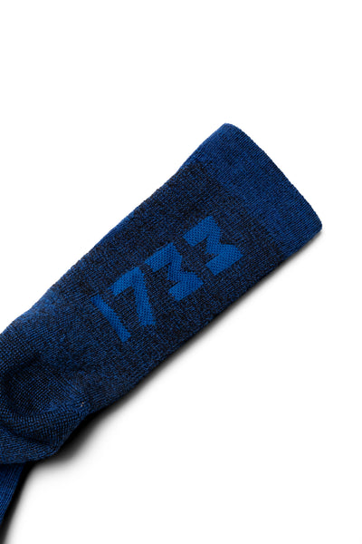 Wave Socks 156 Needle - Blue x Black