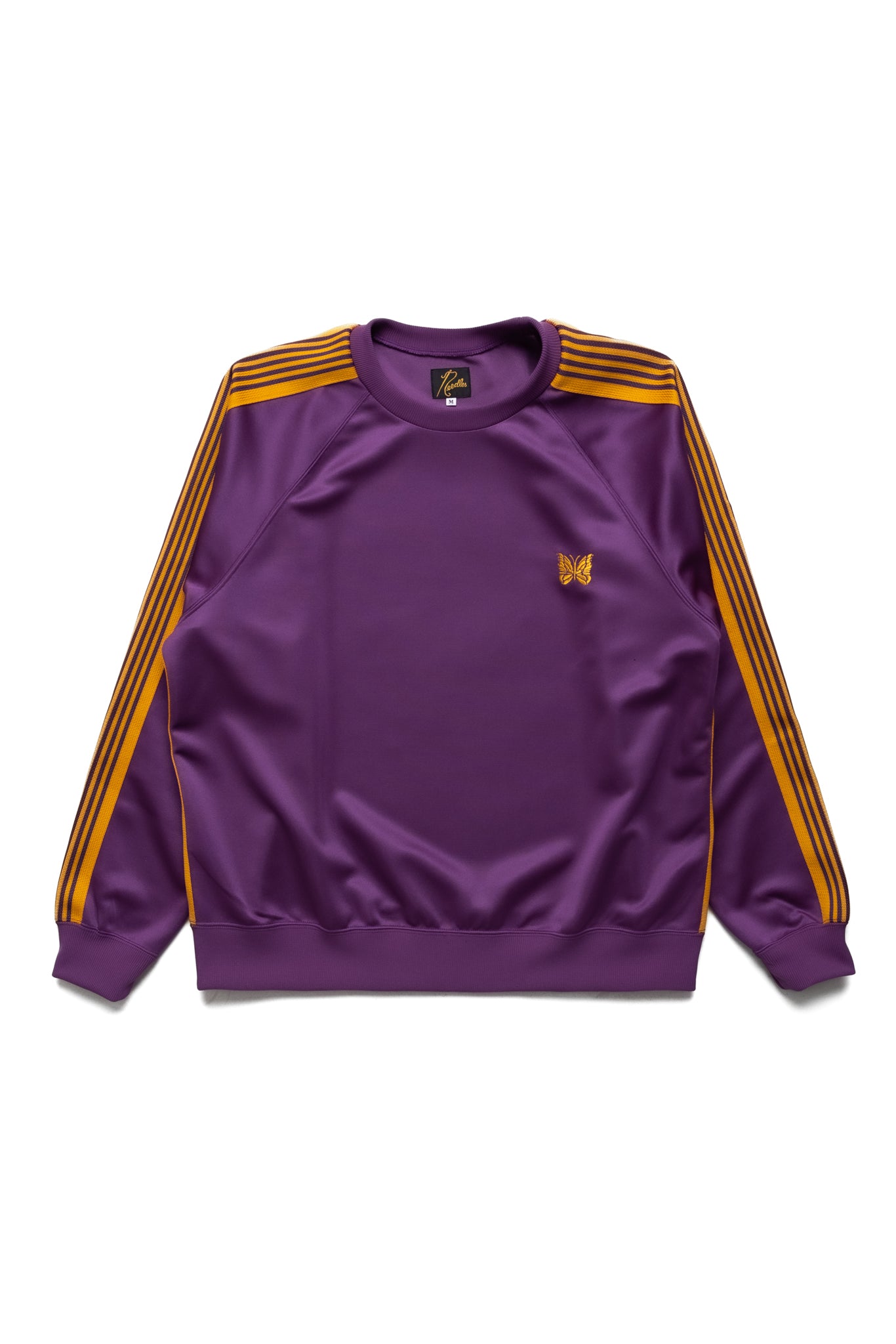 Track Crew Neck Shirt Poly Smooth - Purple