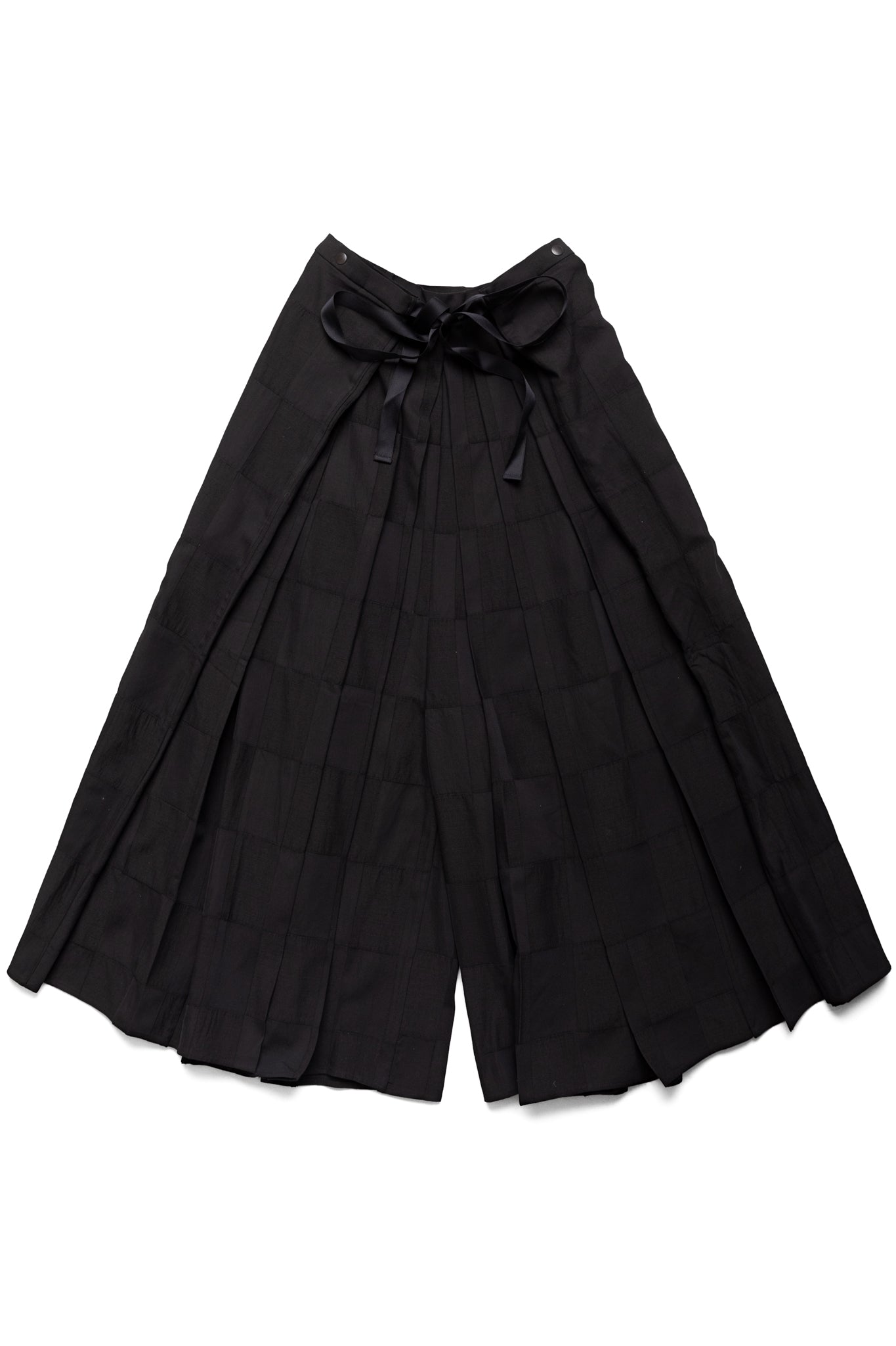 Hakama Pant R/W Block Jacquard - Black