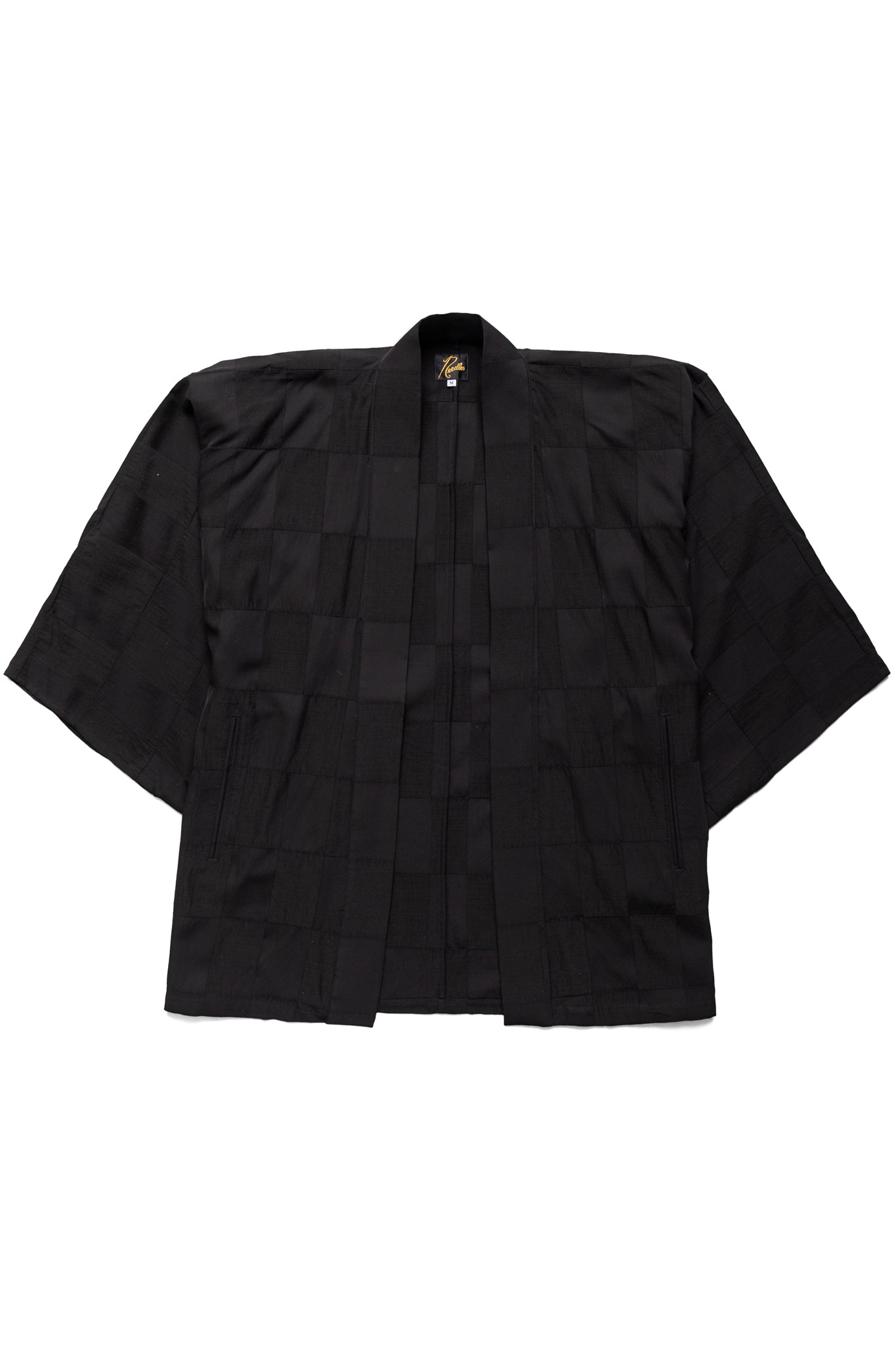 Haori Jacket R/W Block Jacquard - Black