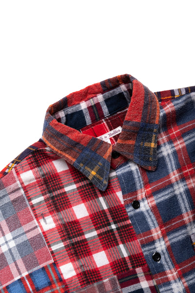 [Rebuild by Needles] Flannel Shirt -> Straight Hem Shirt - S (1)