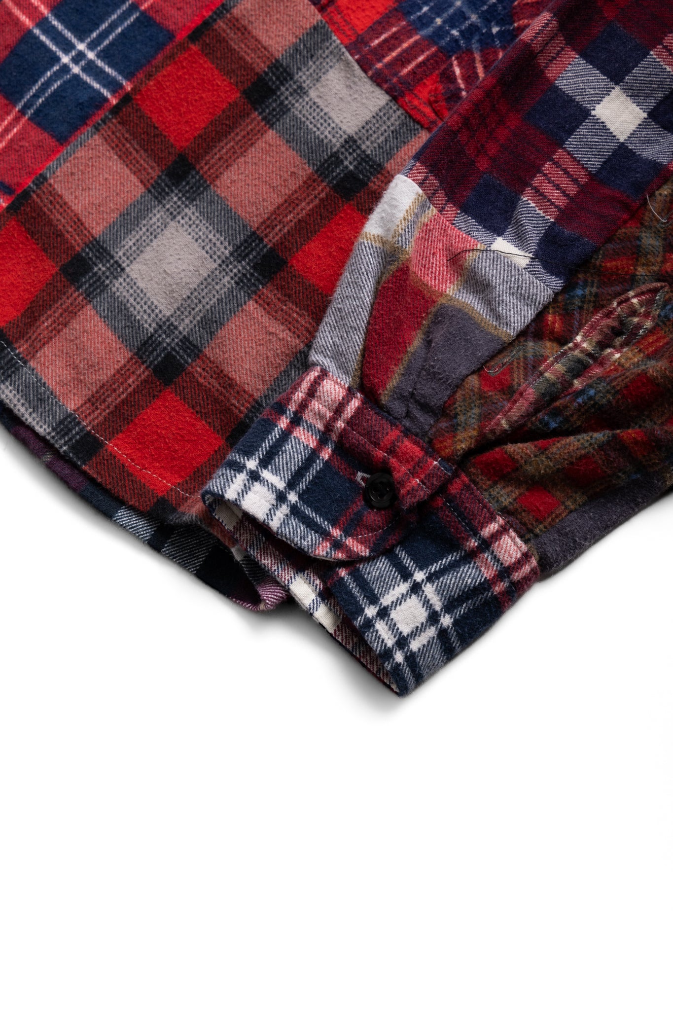 [Rebuild by Needles] Flannel Shirt -> Straight Hem Shirt - S (1)