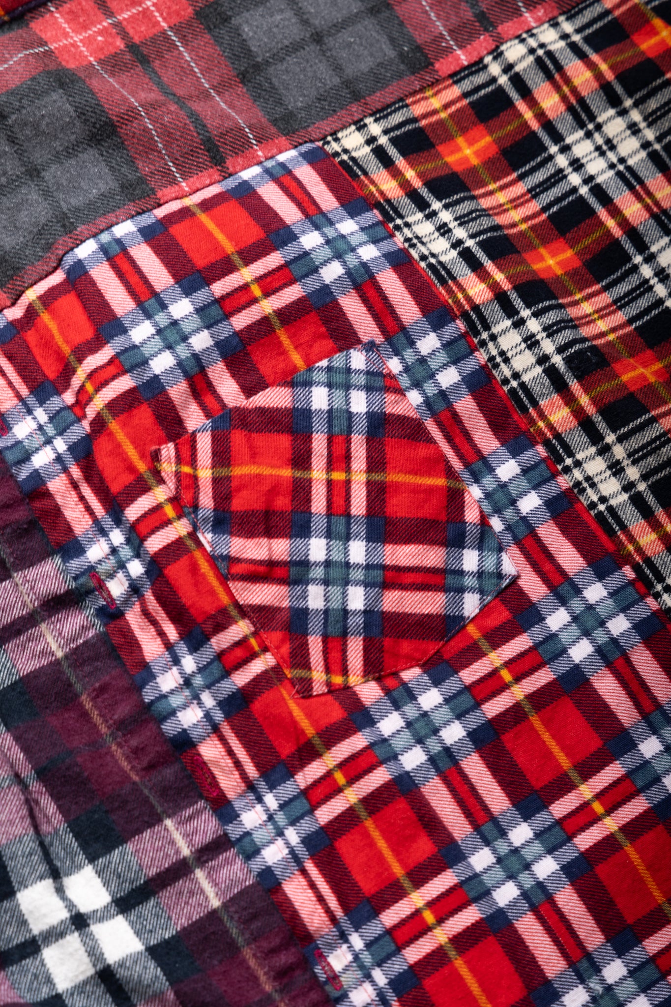 [Rebuild by Needles] Flannel Shirt -> Straight Hem Shirt - S (1)