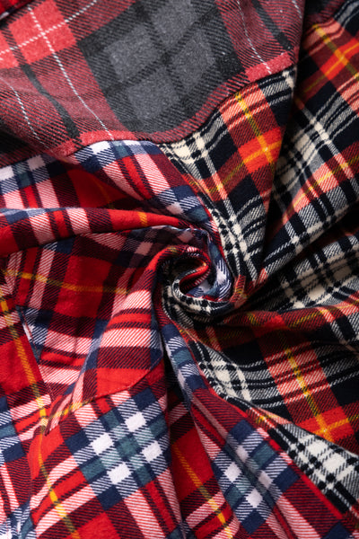 [Rebuild by Needles] Flannel Shirt -> Straight Hem Shirt - S (1)