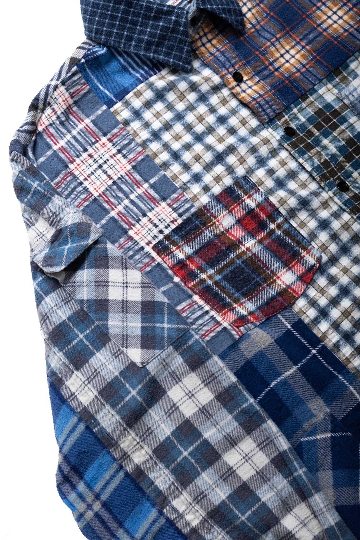 [Rebuild by Needles] Flannel Shirt -> Straight Hem Shirt - M (1)