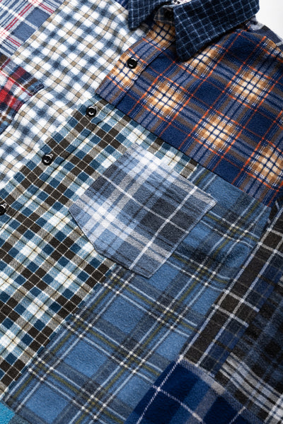 [Rebuild by Needles] Flannel Shirt -> Straight Hem Shirt - M (1)