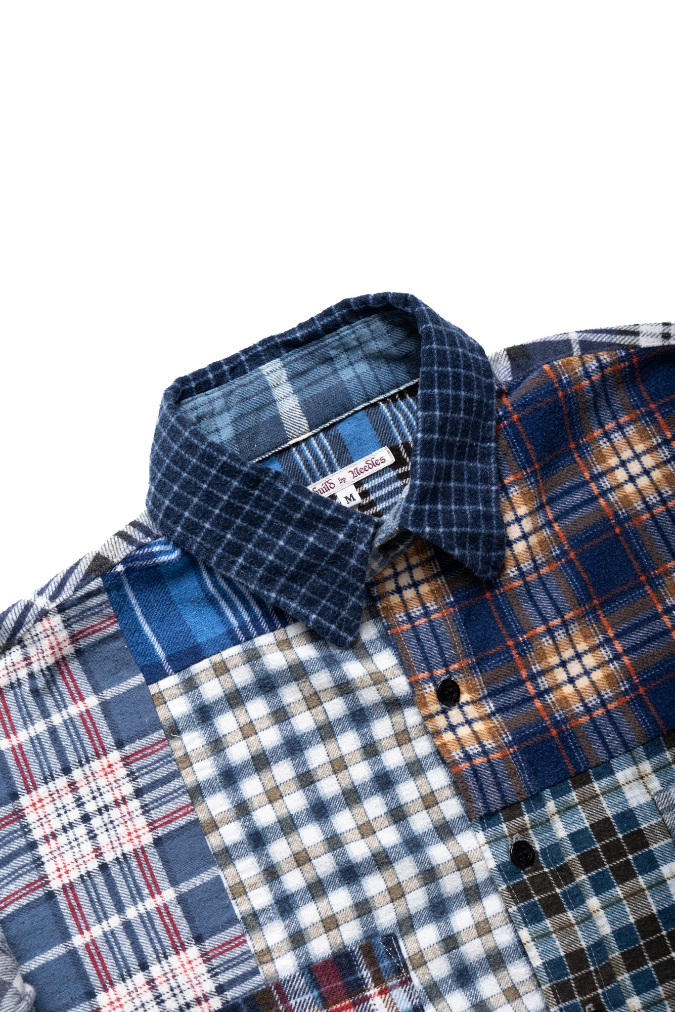 [Rebuild by Needles] Flannel Shirt -> Straight Hem Shirt - M (1)