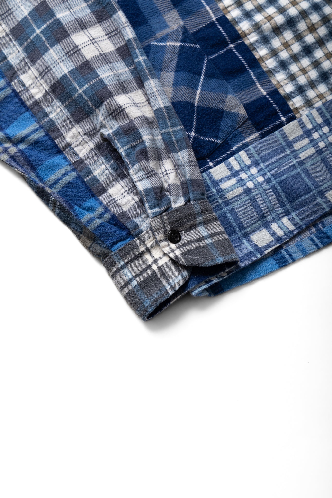 [Rebuild by Needles] Flannel Shirt -> Straight Hem Shirt - M (1)