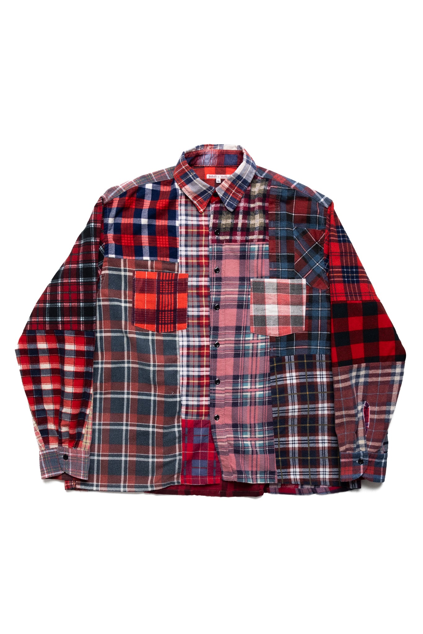 [Rebuild by Needles] Flannel Shirt -> Straight Hem Shirt - XL (1)