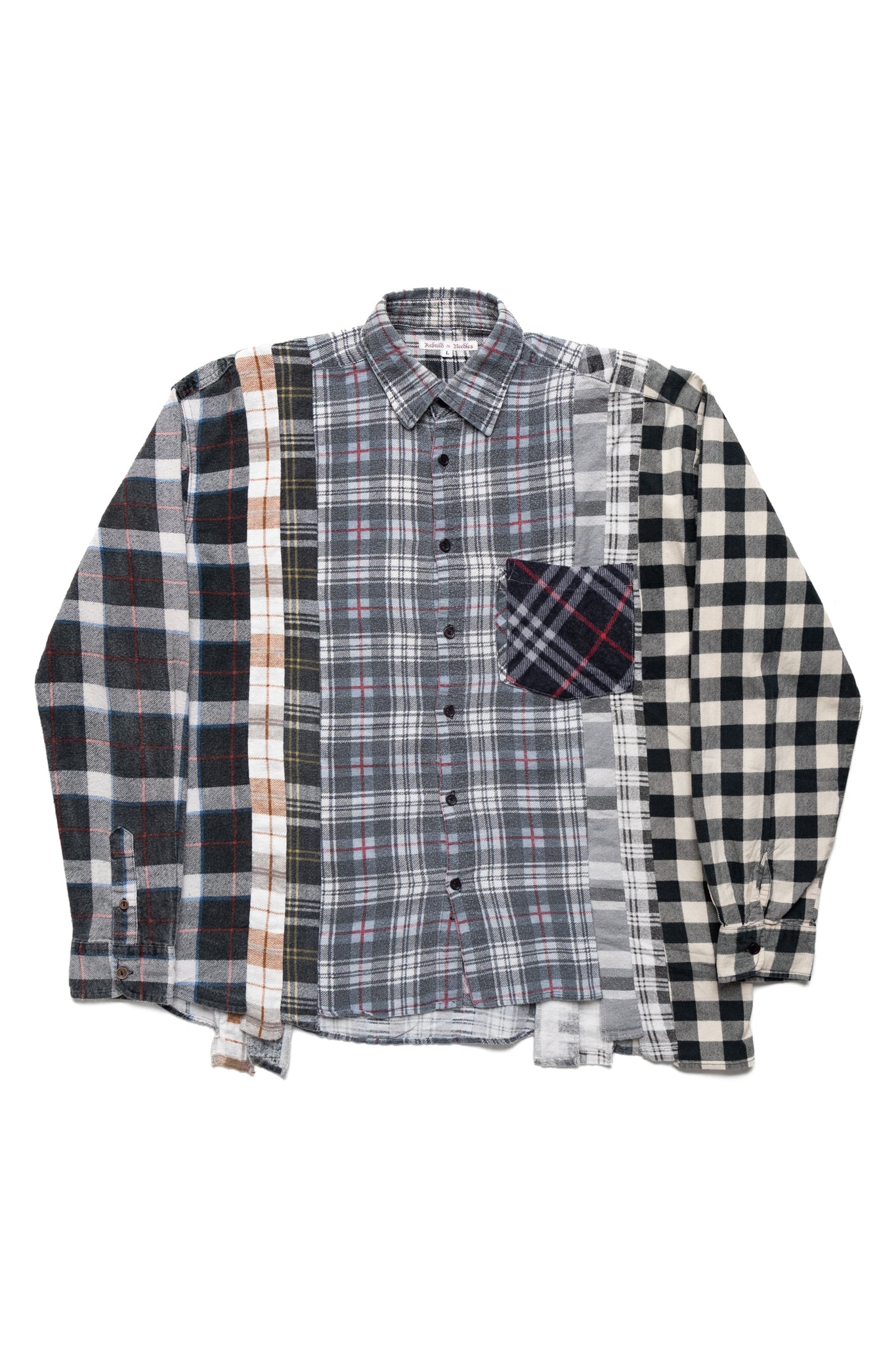 [Rebuild by Needles] Flannel Shirt -> 7 Cuts Shirt - L (2)