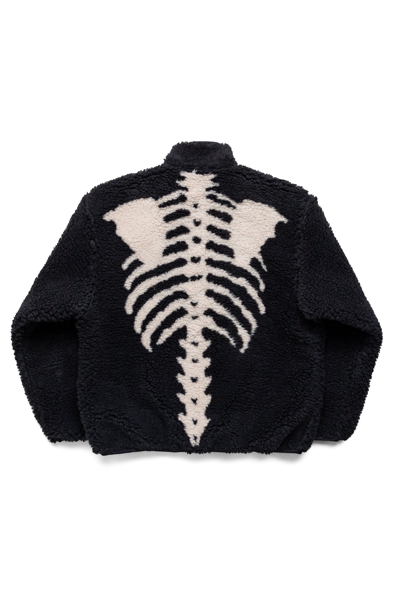 BONE Boa Fleece Reversible Blouson - Black