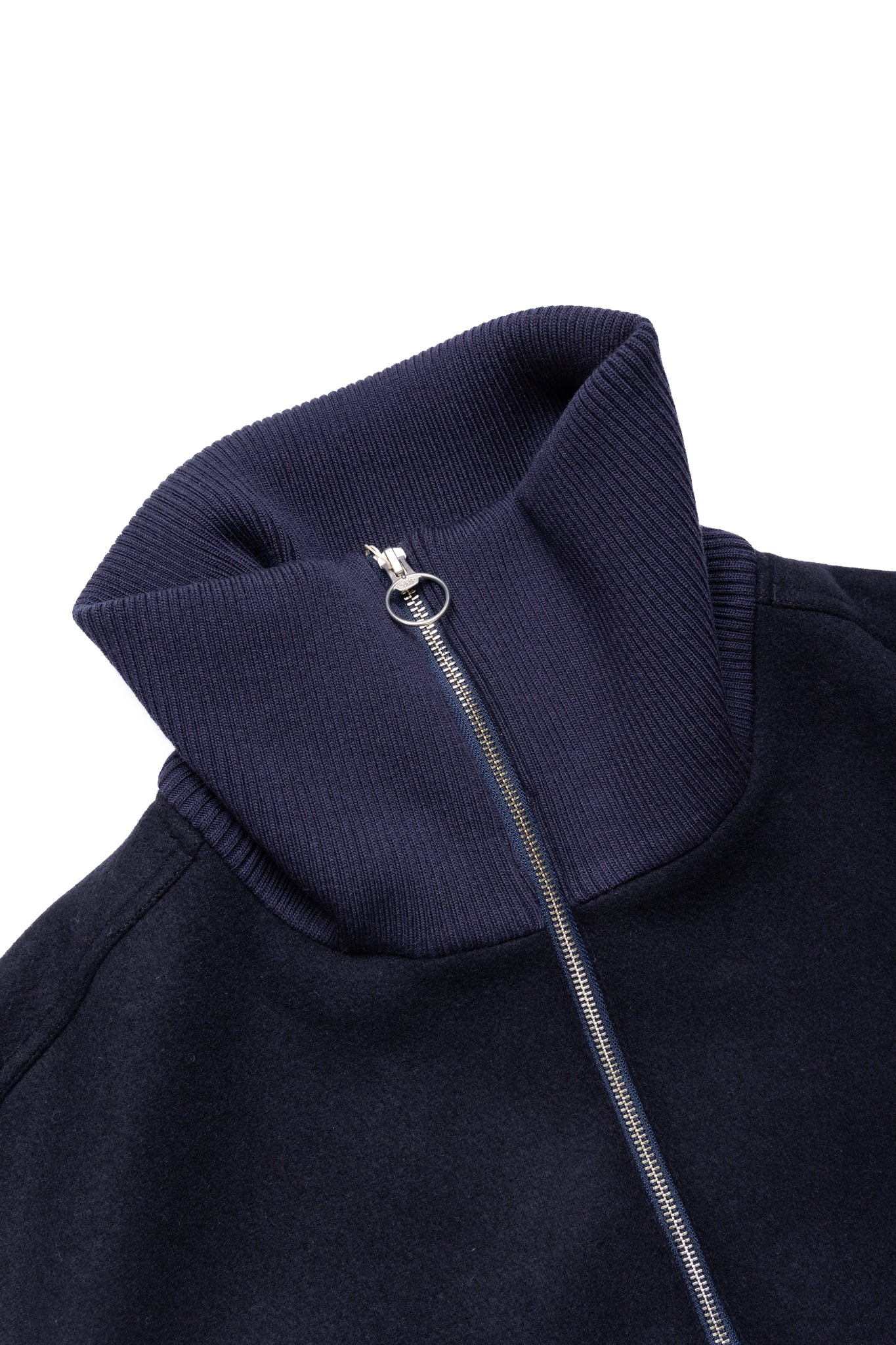 Flannel ZIP Beacon Blouson - Navy