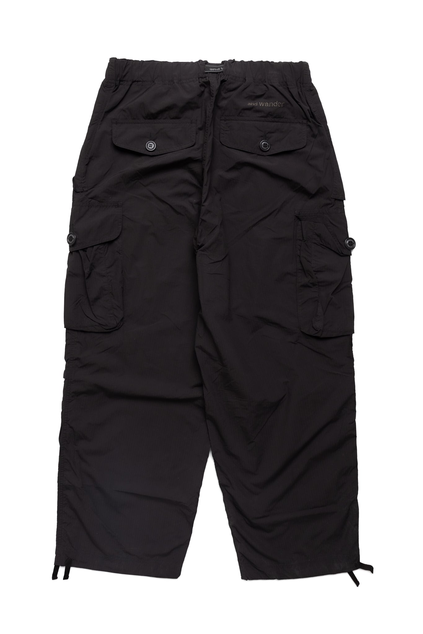 Oversized Cargo Pants - Black