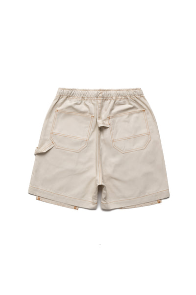 Canvas W-Knee EASY Shorts - Ecru