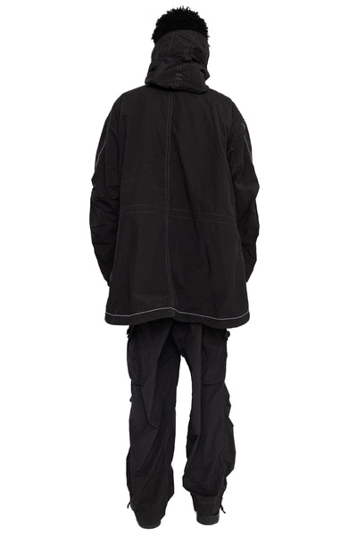 Fishtail Octa Coat - Black