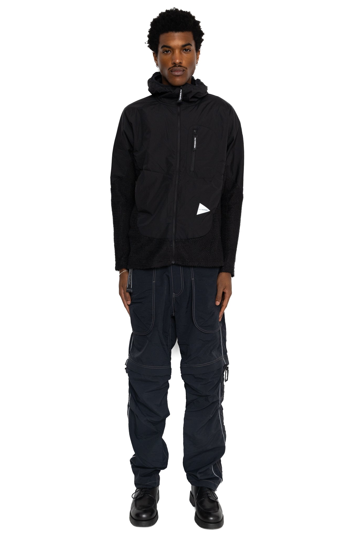 Ny Taffeta Hiker 2Way Pants - Black