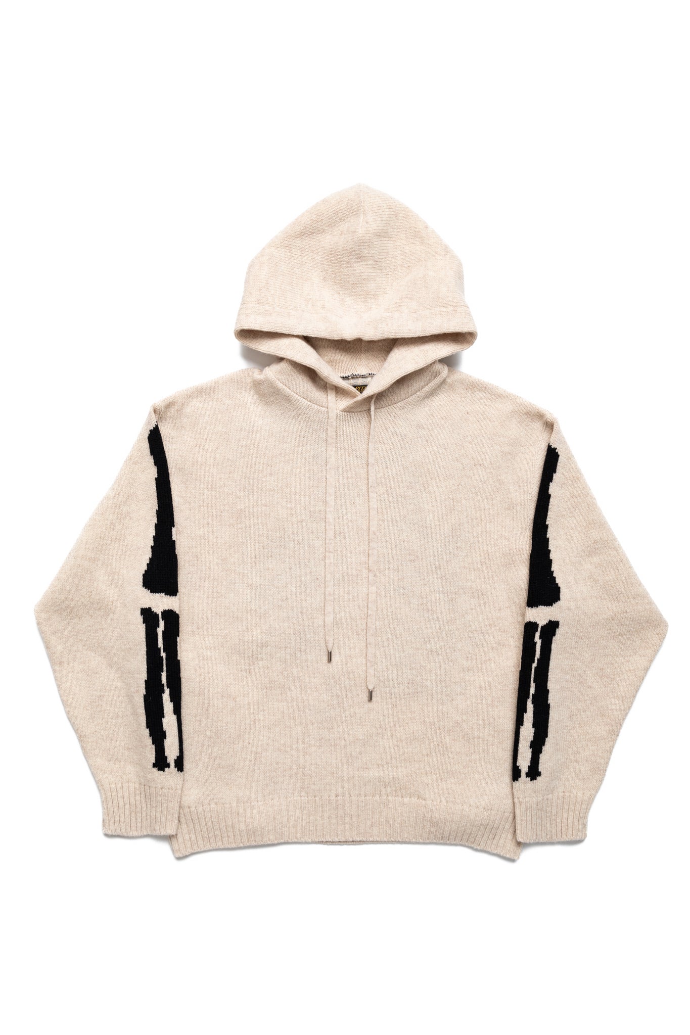 5G Wool BONE Hood Sweater - Ecru