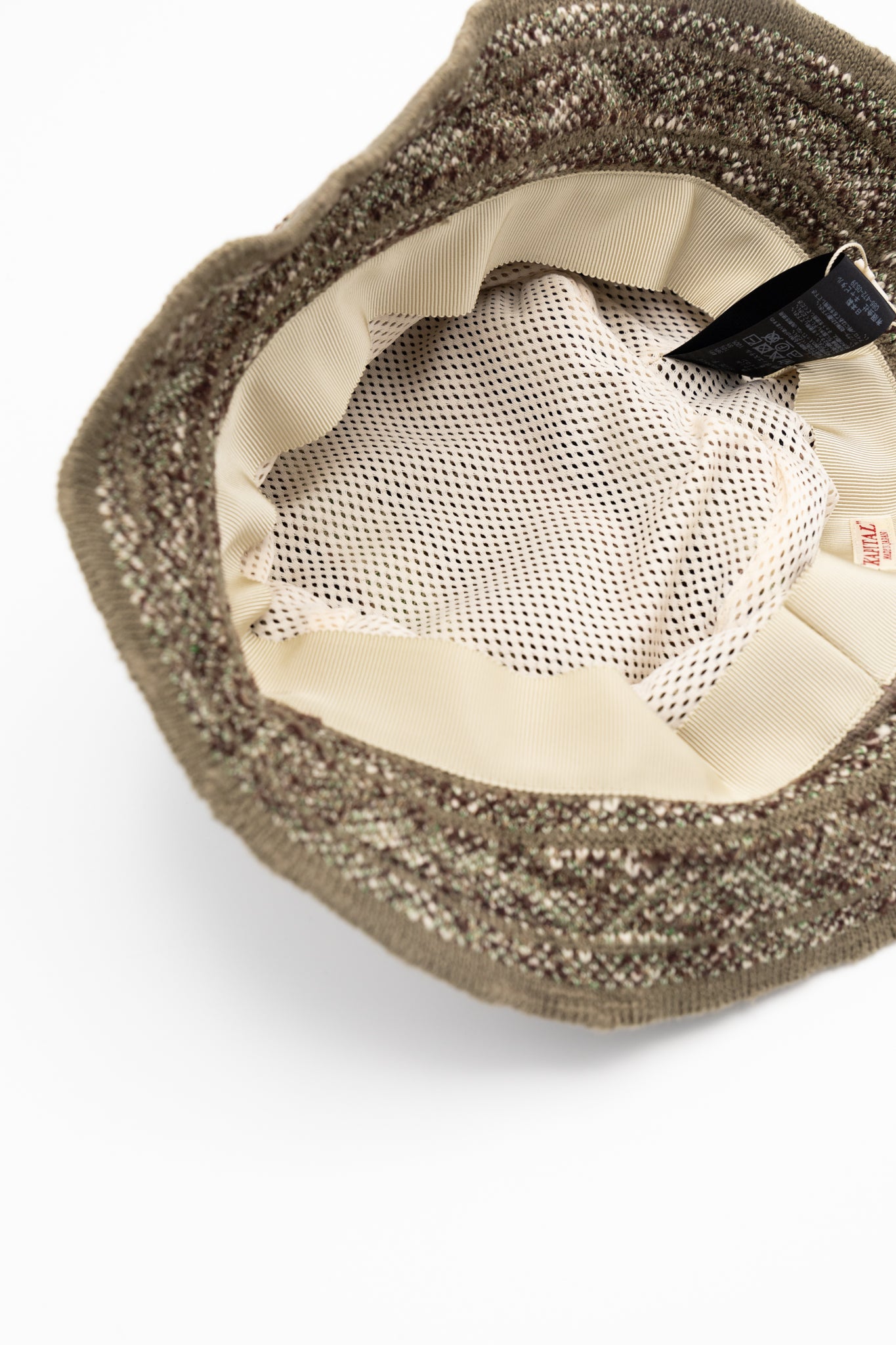 7G Knit GAUDY Bucket Hat - Green Khaki