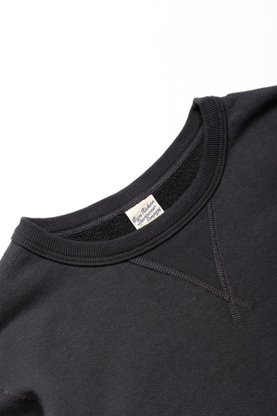 Set-In Crew Neck Sweatshirt - Black