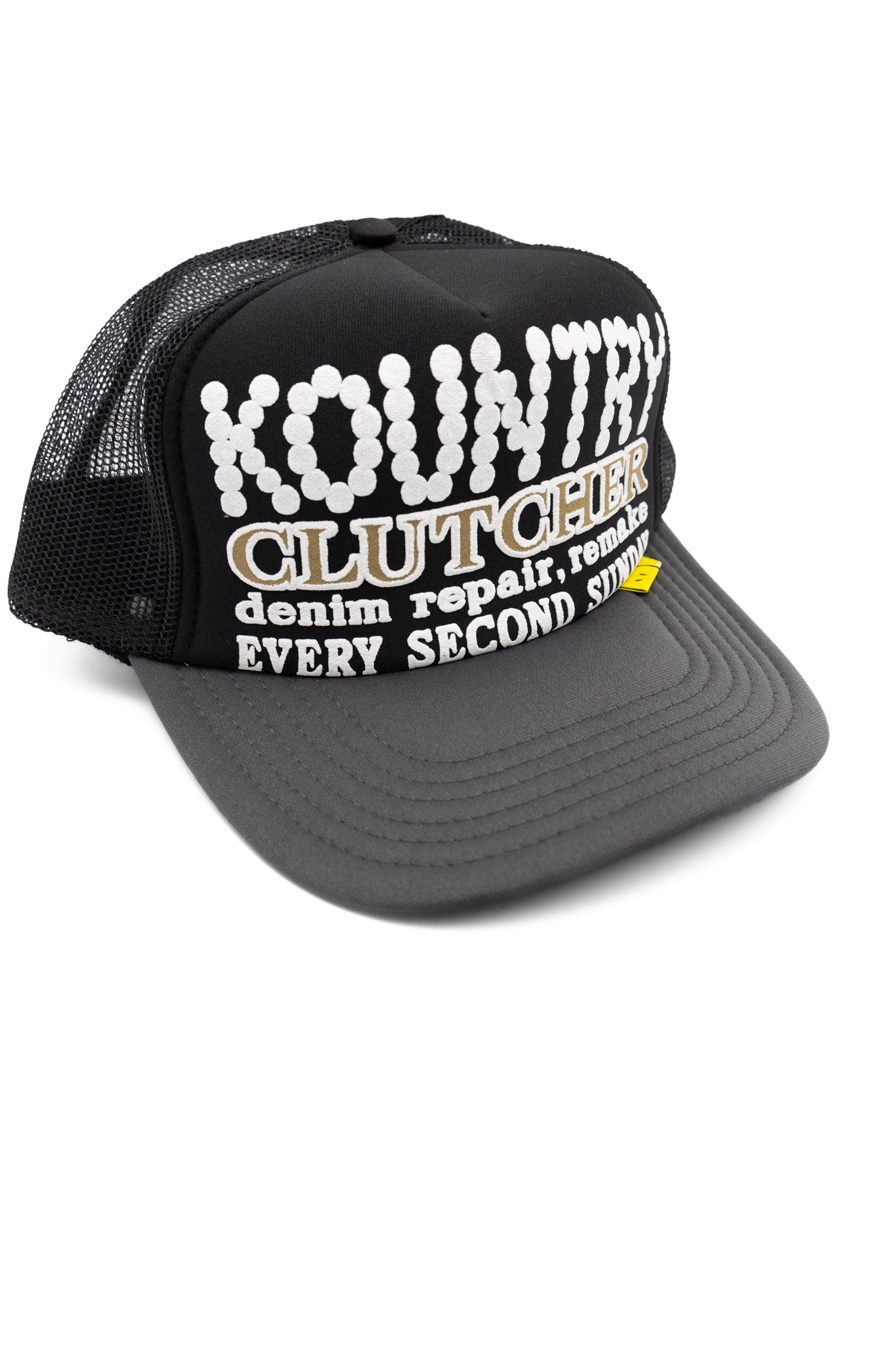 KOUNTRY PEARL CLUTCHER Truck Cap - Black x Grey